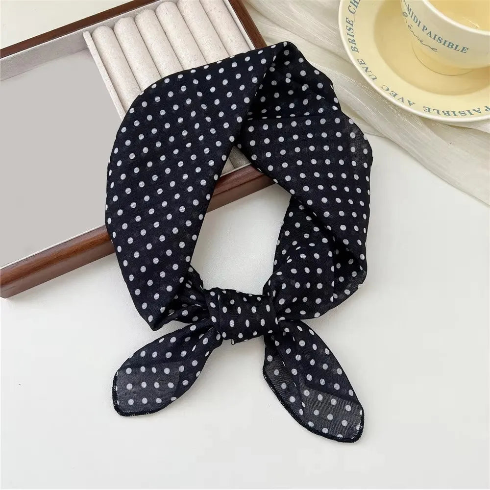 1pcscotton and linen square scarf, cherry blossom printed tie scarf, headscarf, women's filthy headscarf, women's headscarf, he