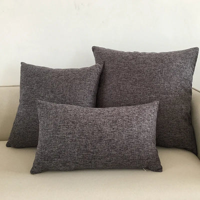 Solid Color Throw Pillow Cover