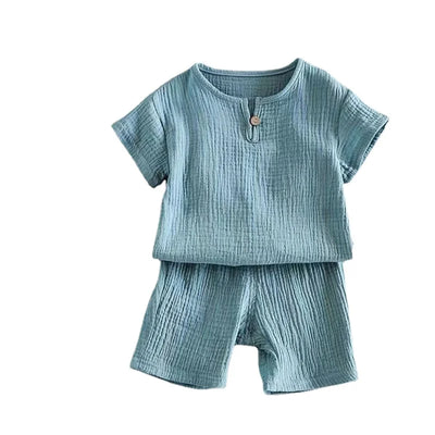 Summer Children's Clothing Set for 0-7Y unisex
