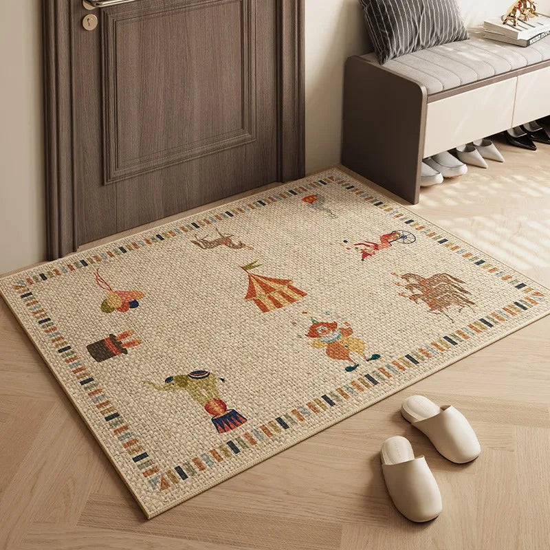 Home Entrance Rug Soft & Non-Slip Design