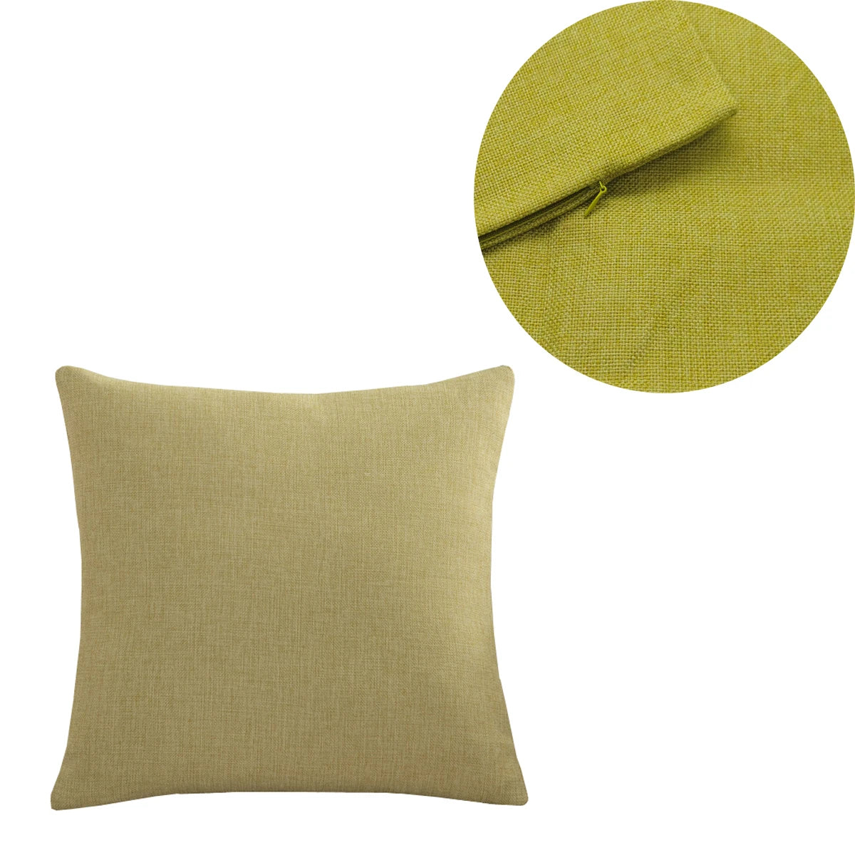 Solid Color Throw Pillow Cover