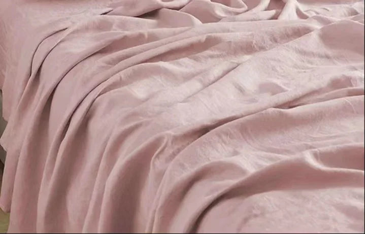 Pure Linen Bed Sheets Stone Washed French Linen