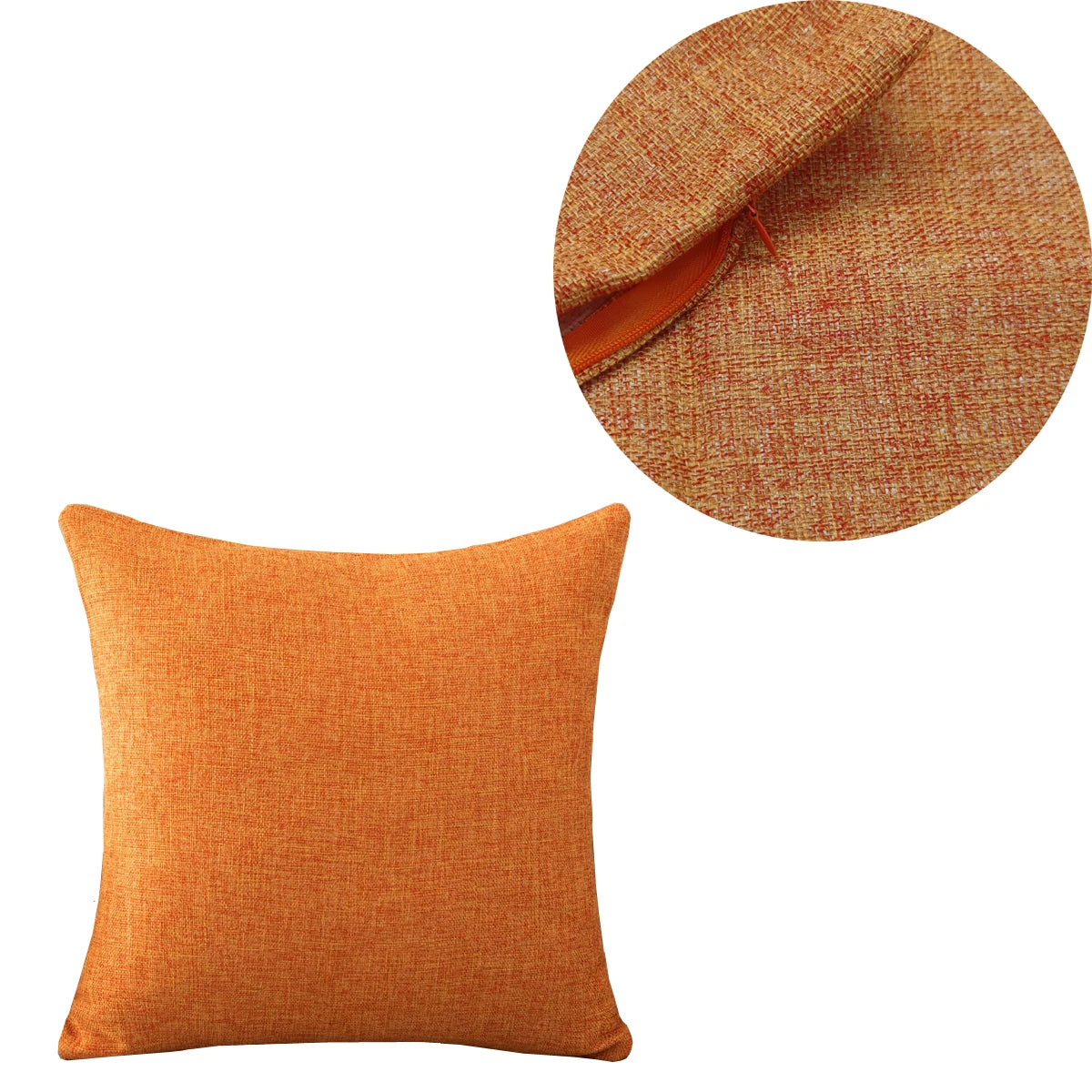 Solid Color Throw Pillow Cover