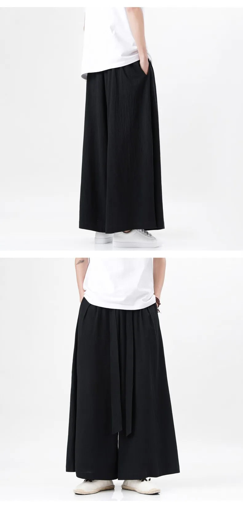 Man Japanese Kimono Pants Male Streetwear Summer