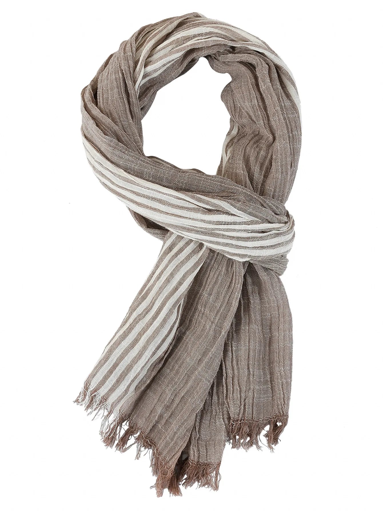 Fashion Men Scarf Cotton Linen Striped Scarves Autumn Winter Warm Neckerchief Pashmina Casual Male Accessories Bufandas Shawls