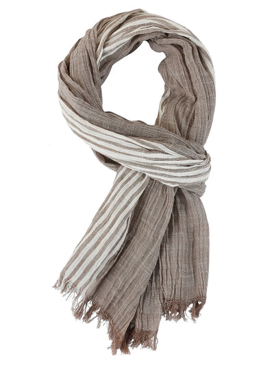 Fashion Men Scarf Cotton Linen Striped Scarves Autumn Winter Warm Neckerchief Pashmina Casual Male Accessories Bufandas Shawls