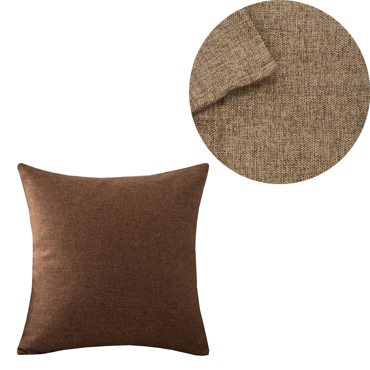 Solid Color Throw Pillow Cover