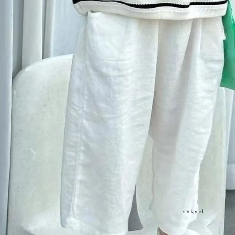 Kids Summer Cotton Linen Trousers