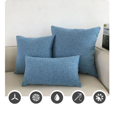 Solid Color Throw Pillow Cover