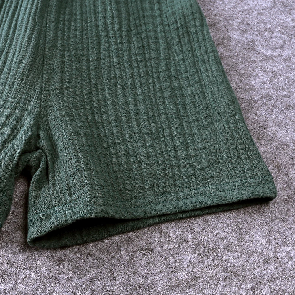 1-8T Kids Sets Summer Clothes Linen Cotton