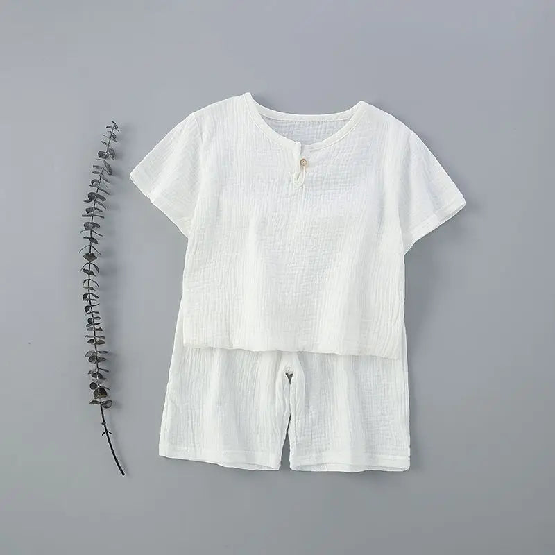 Summer Children's Clothing Set for 0-7Y unisex