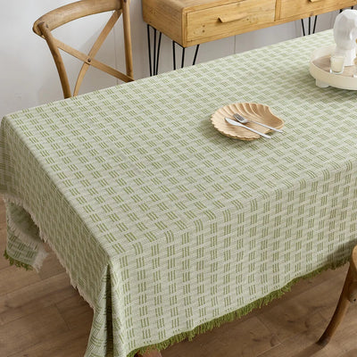 1PC Cotton Linen Sofa Throw Blanket