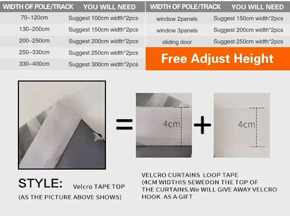 Pastoral Style Embroidered Geometric Semi Sheer Curtains