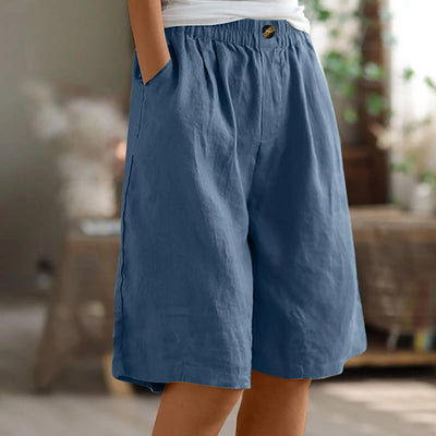 Women’s Summer Cotton-Linen Shorts