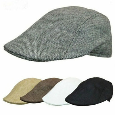 Peaky Newsboy Golf Driving Hat Caps Boys Mens Flat Cap Beret Cabbie Hat Vintage