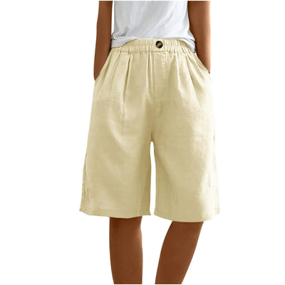 Women’s Summer Cotton-Linen Shorts