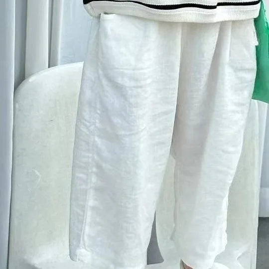 Toddler Cotton Linen Trousers