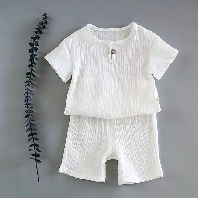Summer Children's Clothing Set for 0-7Y unisex