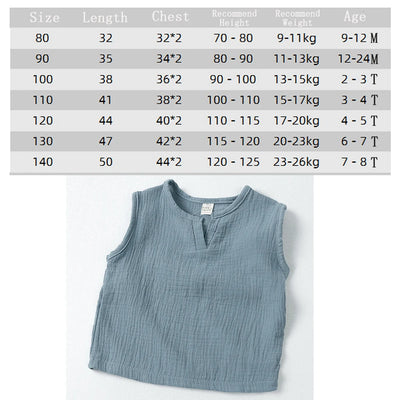 2024 Children Summer Linen Cotton