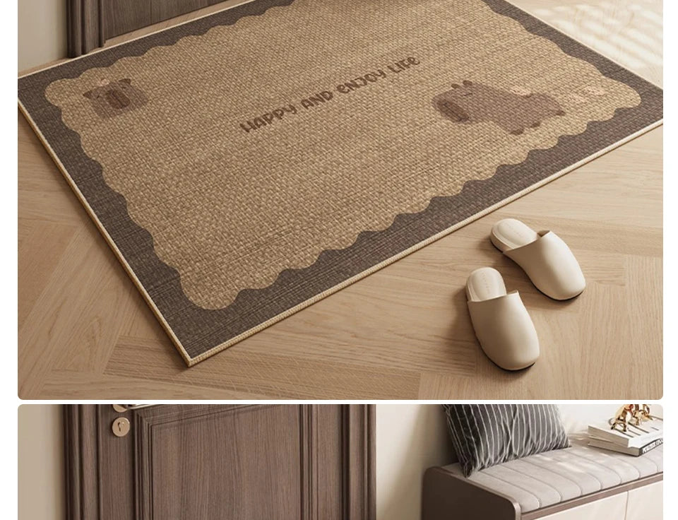 Home Entrance Rug Soft & Non-Slip Design
