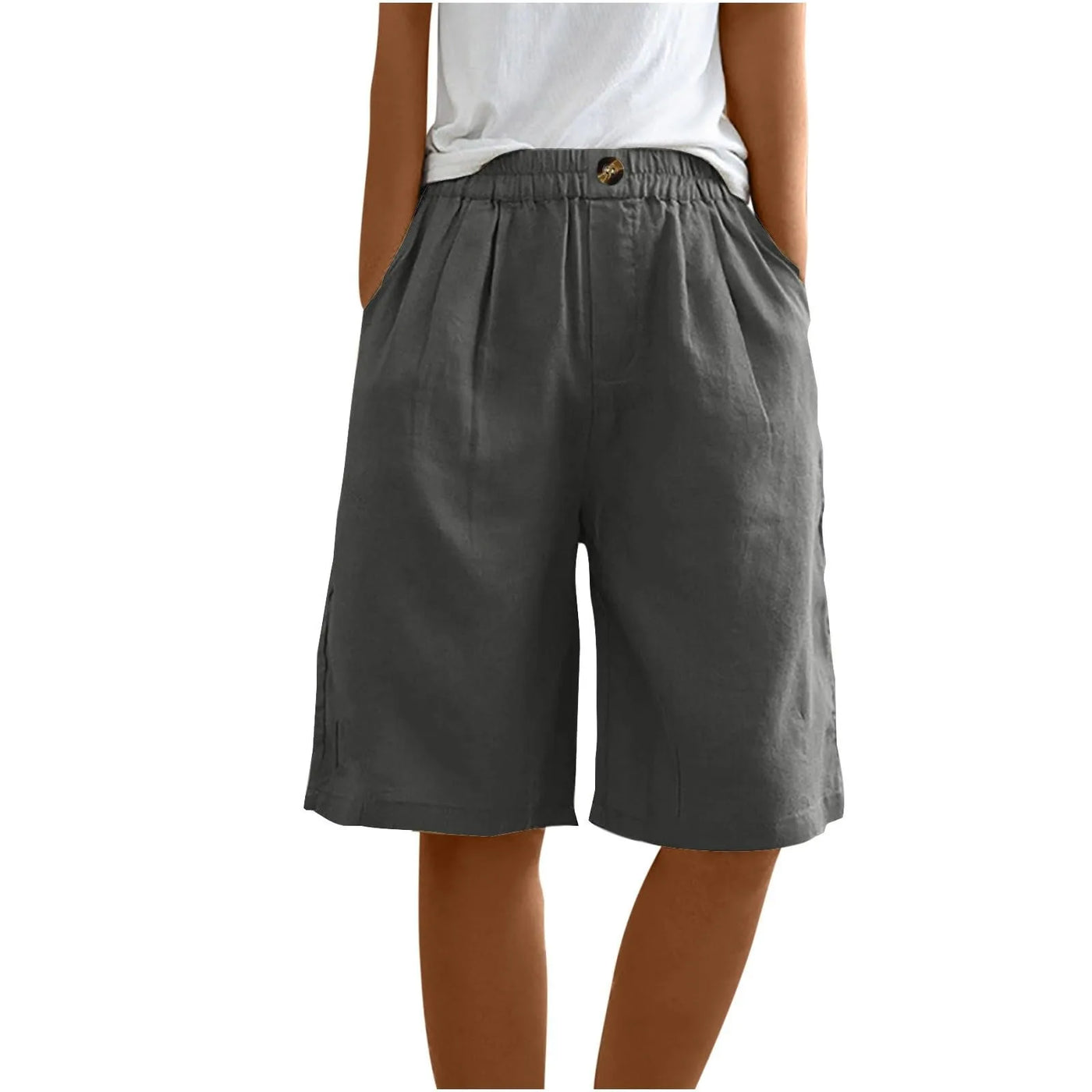 Women’s Summer Cotton-Linen Shorts