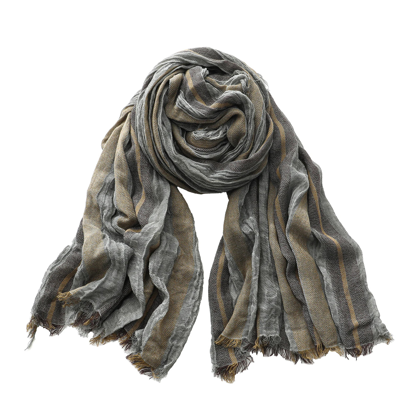 Autumn Winter Men Scarf Cotton Linen Striped Scarves Warm Neckerchief Pashmina Casual Male Accessories Bufandas Shawls