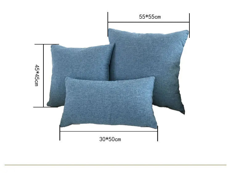 Solid Color Throw Pillow Cover