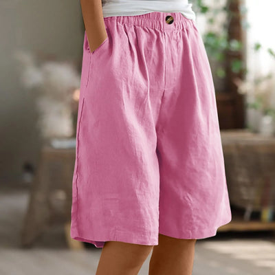 Women’s Summer Cotton-Linen Shorts