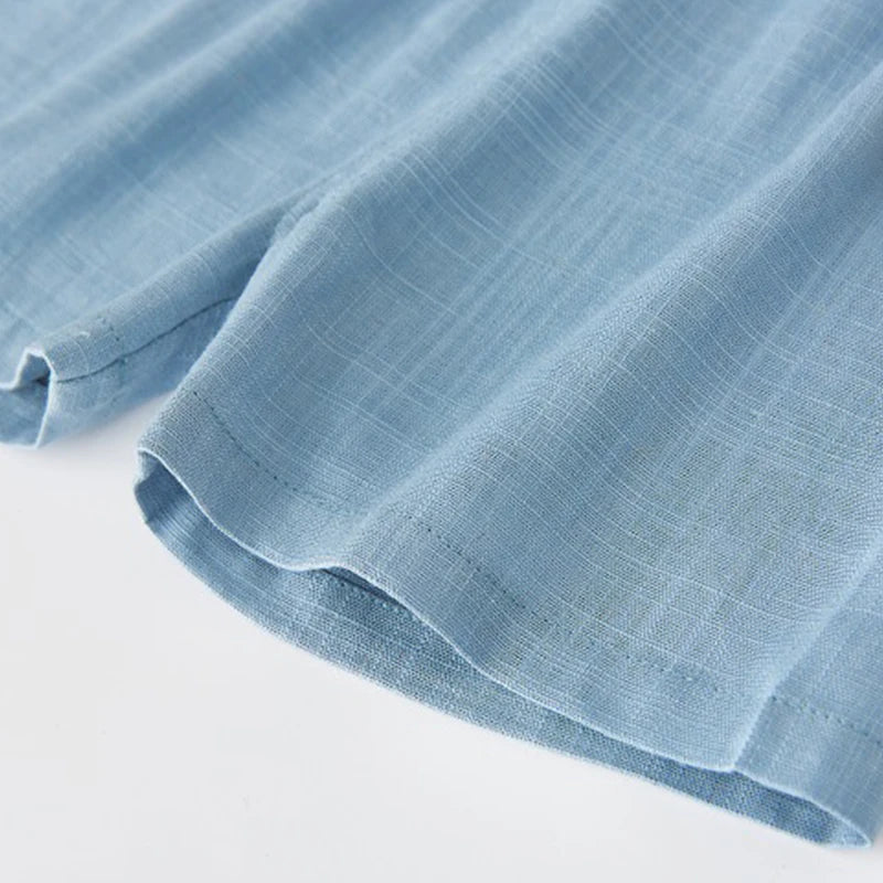 Children's Cotton And Linen Trousers