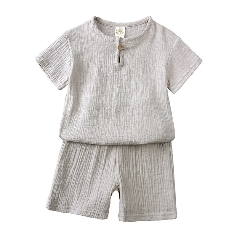 Summer Children's Clothing Set for 0-6Y unisex