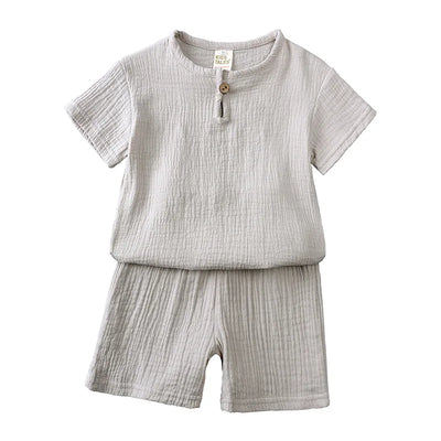 Summer Children's Clothing Set for 0-6Y unisex