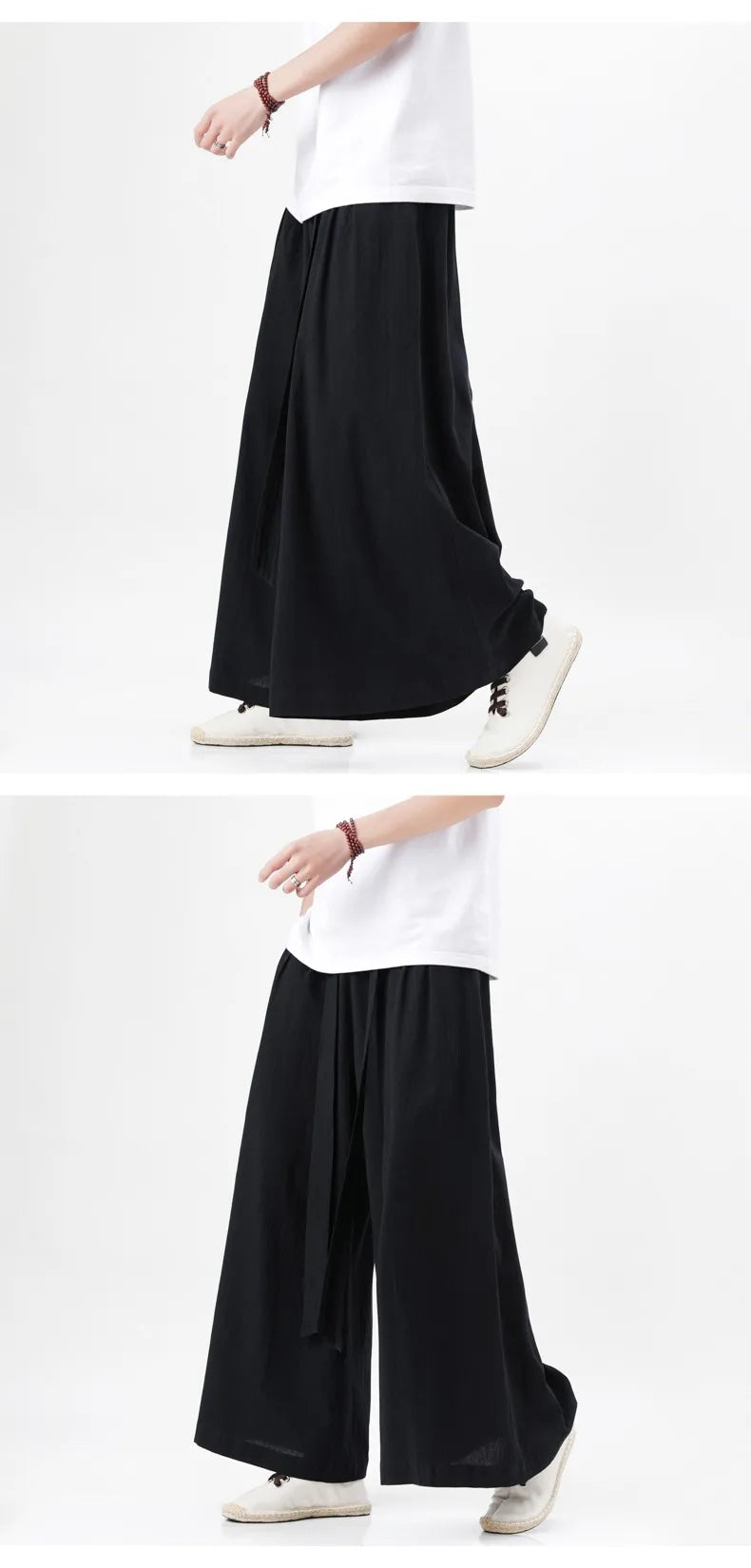 Man Japanese Kimono Pants Male Streetwear Summer