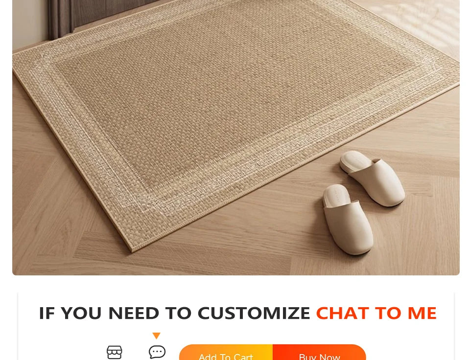 Home Entrance Rug Soft & Non-Slip Design