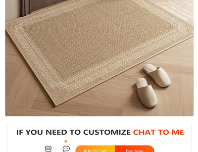 Home Entrance Rug Soft & Non-Slip Design
