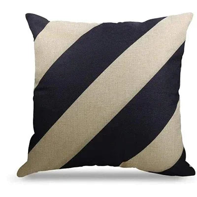Linen-Cotton Printed Cushion Cover
