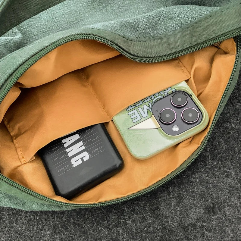 Women Large Capacity Cotton Linen Shoulder Tote Bag