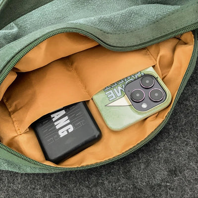 Women Large Capacity Cotton Linen Shoulder Tote Bag