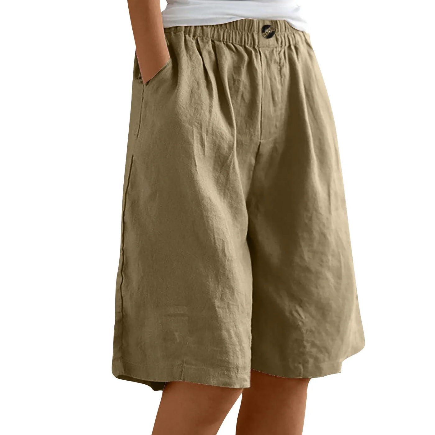 Women’s Summer Cotton-Linen Shorts