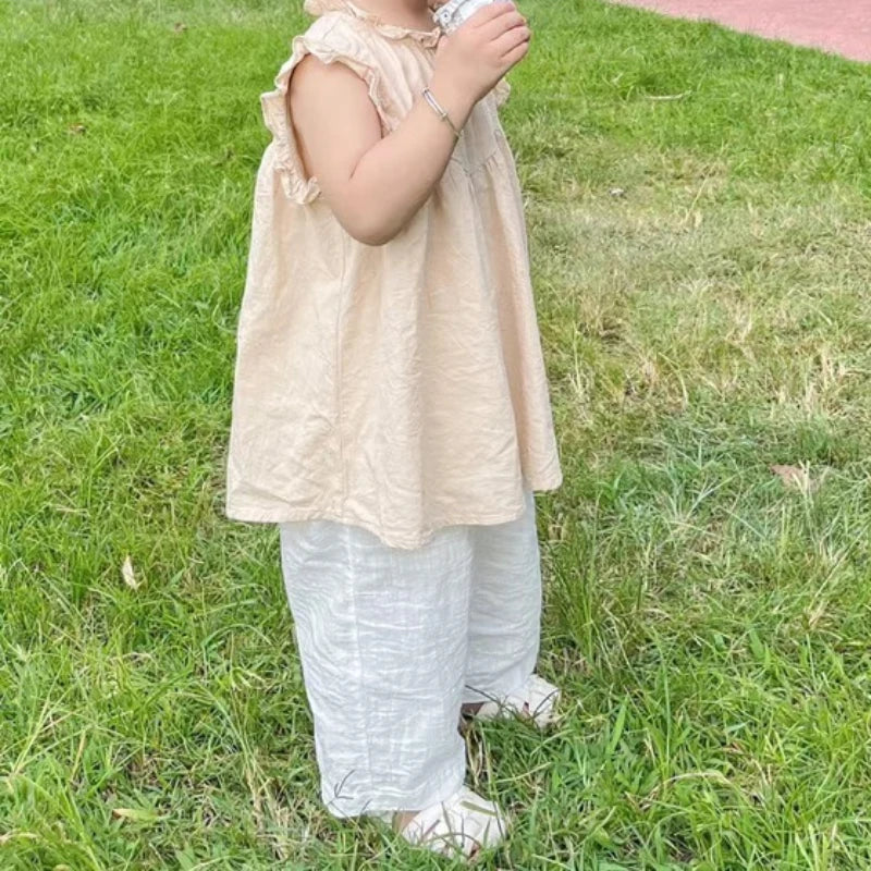 Toddler Cotton Linen Trousers