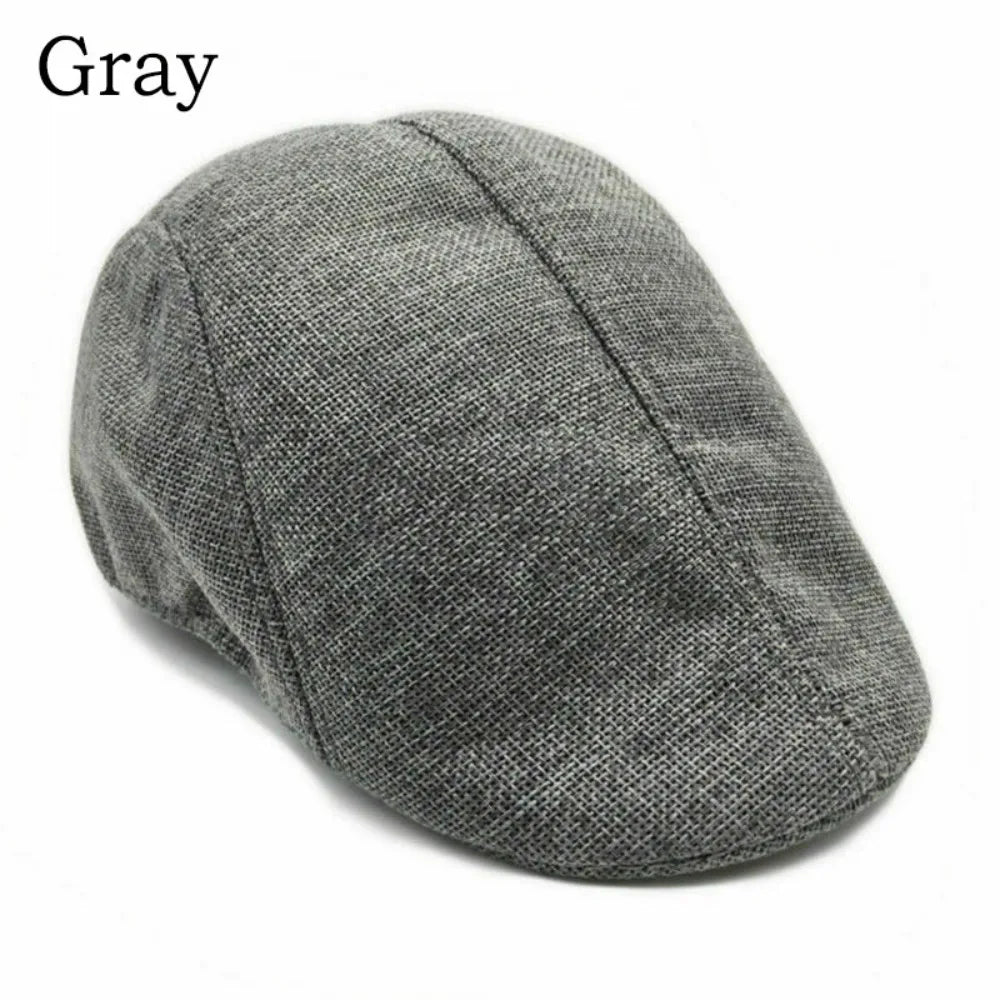 Peaky Newsboy Golf Driving Hat Caps Boys Mens Flat Cap Beret Cabbie Hat Vintage