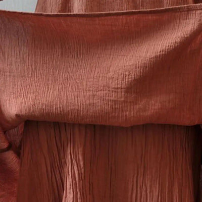 Women Elegant Linen White Dresses Bohemia Layering Vintage Robe Long Sleeve Loose Long Dress Female Autumn Vestidos